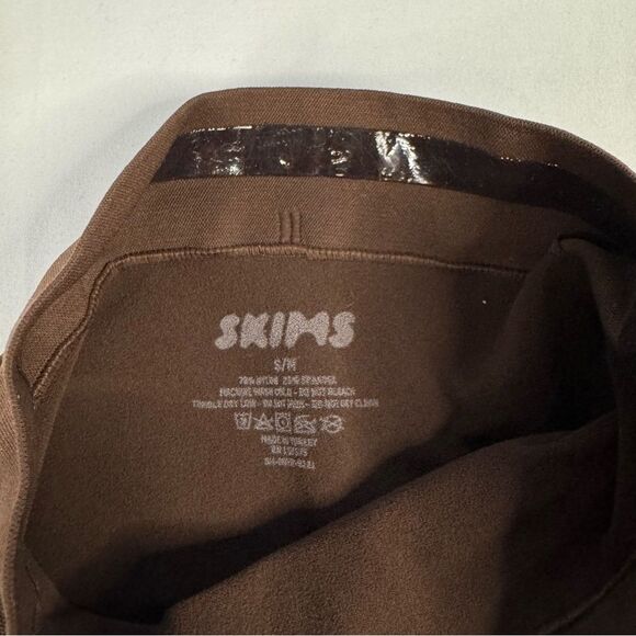NWOB Skims Size S/M Cocoa Brown Seamless Sculpt Mid Waist Brief Shapewear Kim K - Picture 4 of 8